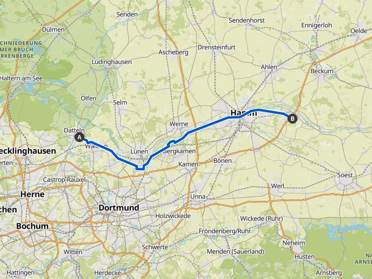 Radweg am Datteln-Hamm-Kanal | bike Tour | Komoot Radweg am Datteln-Hamm-Kanal | bike Tour | Komoot